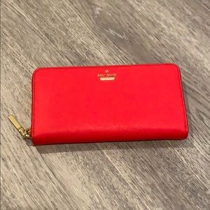 Kate spade zip around continental wallet